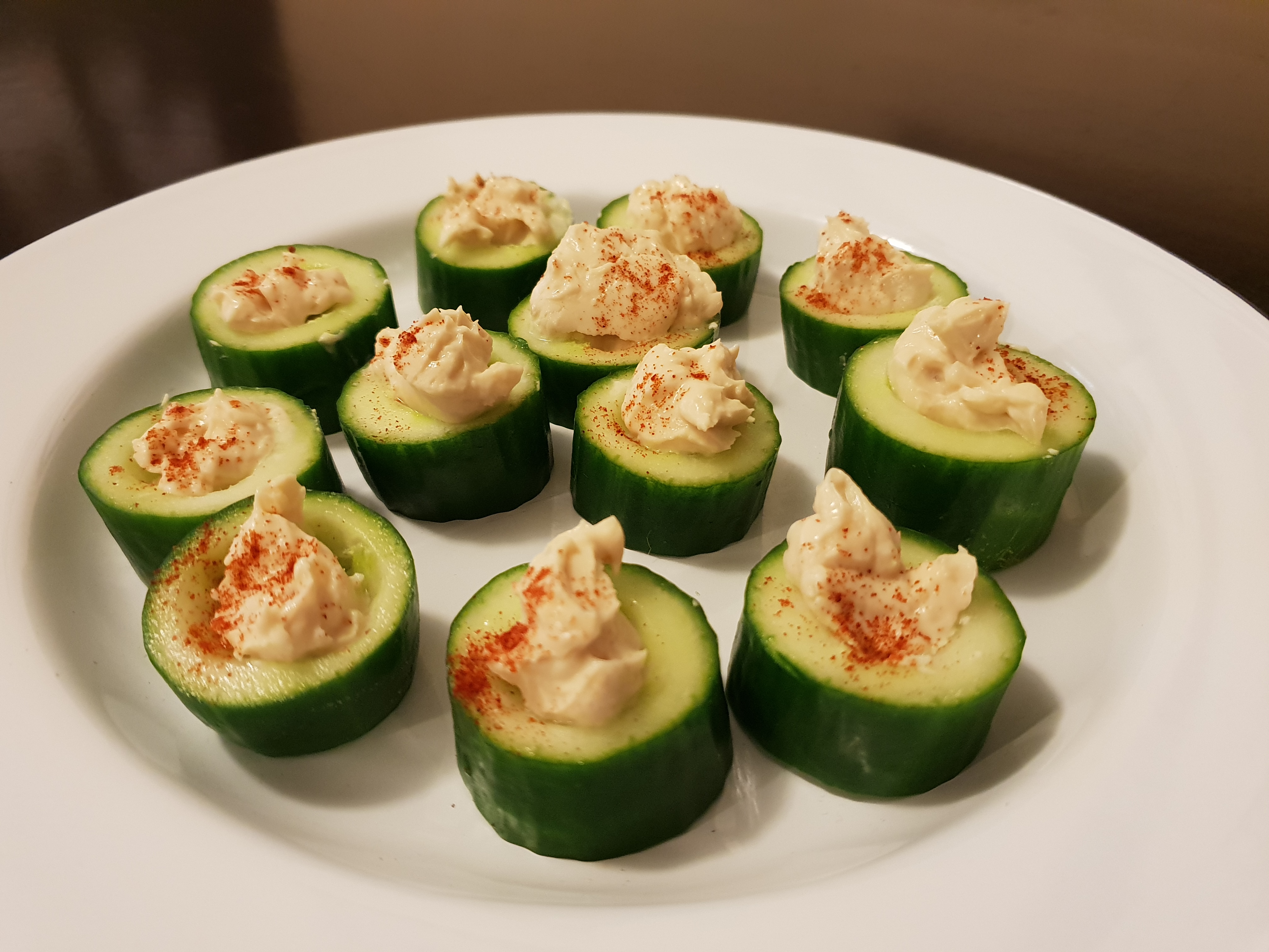 Cucumber Bacon Bites