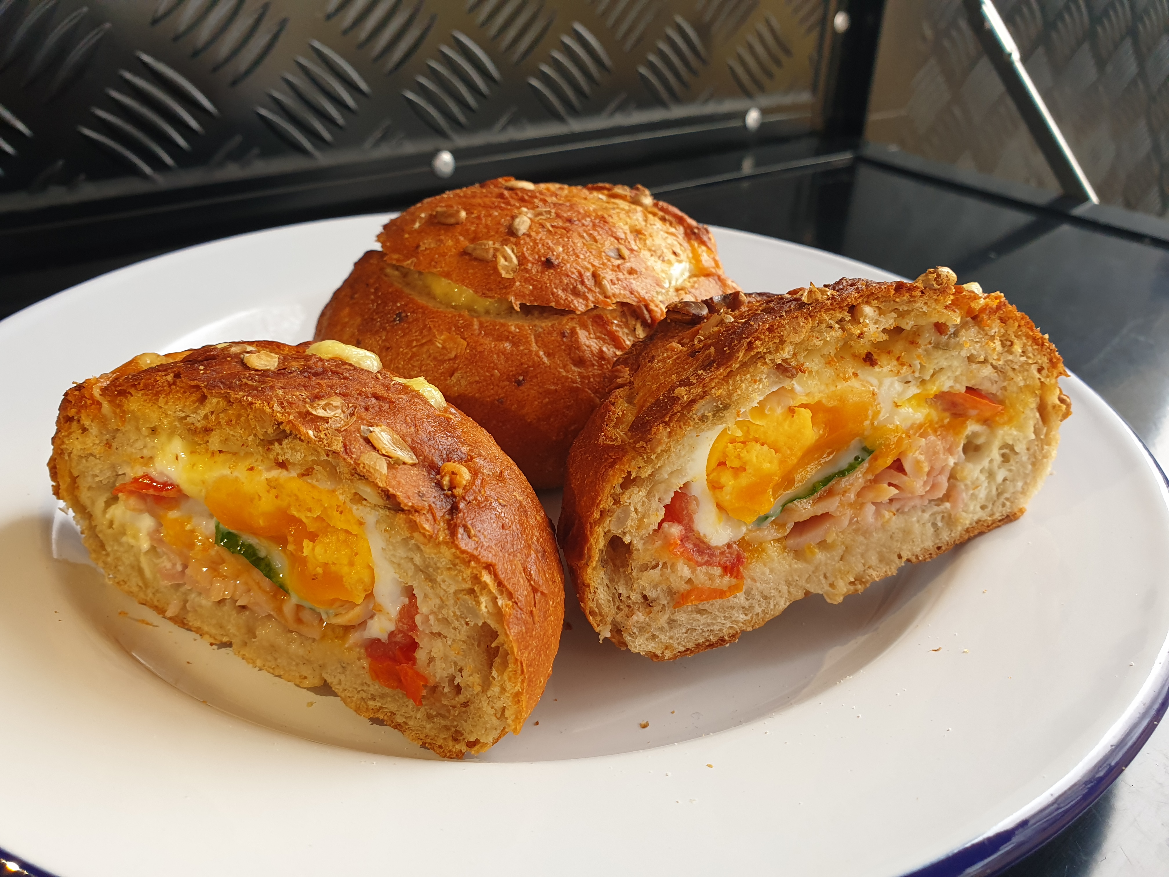 Ham & Egg Breakfast Rolls