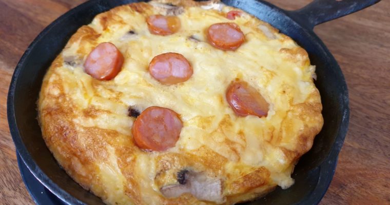 Pizza Omelette – High Protein, Low Carb