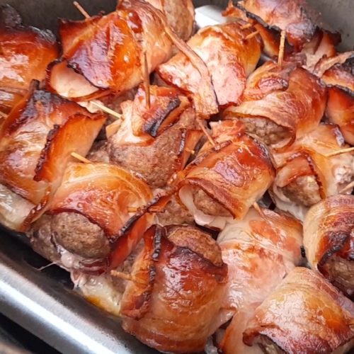 Venison bacon bombs recipe