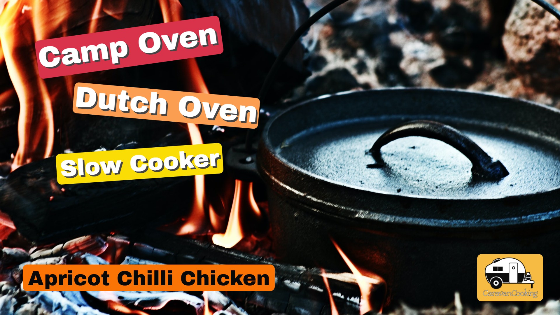 Camp Oven / Dutch Oven / Slow Cooker Apricot Chilli Chicken